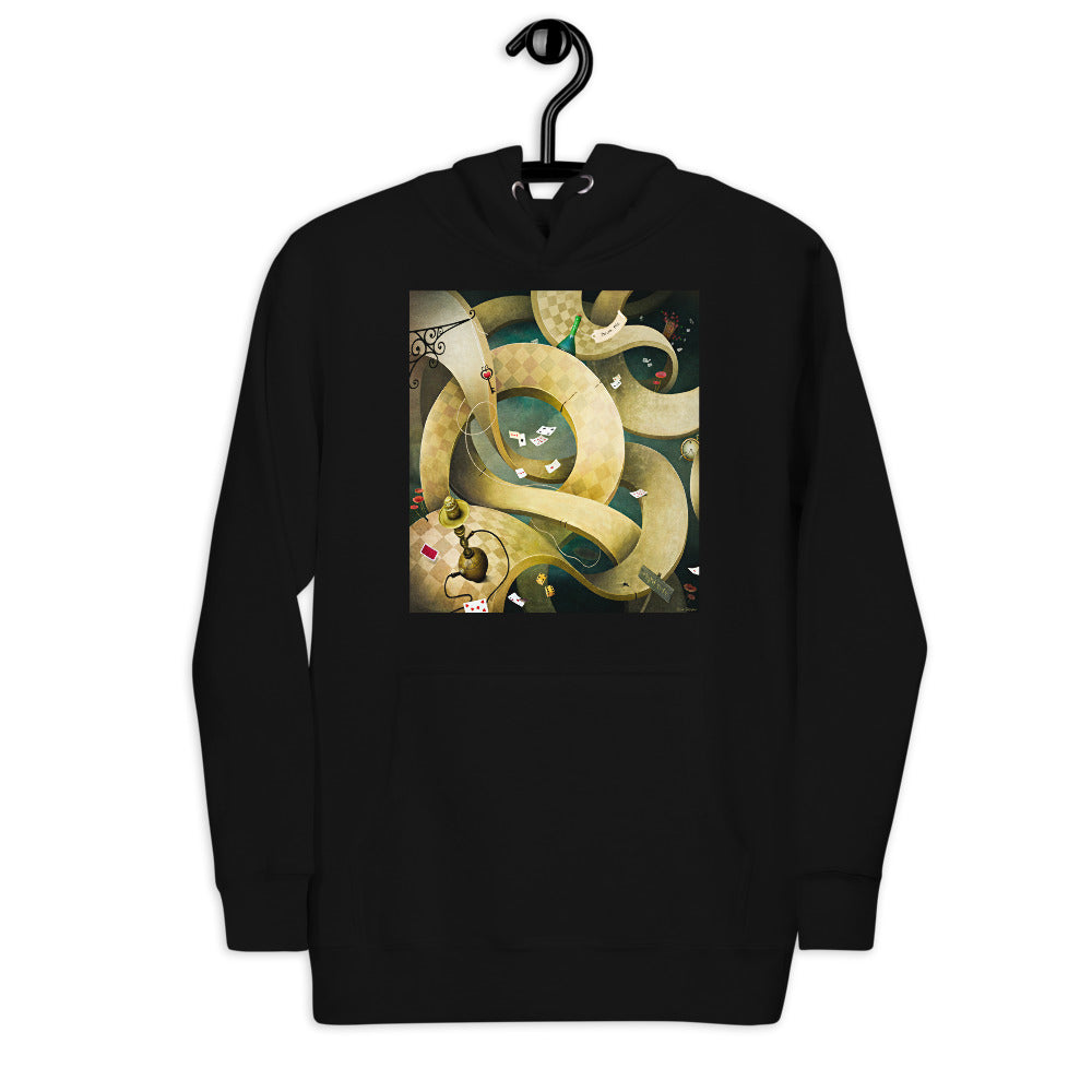 Premium Pullover Hoodie - Wonderland Hookah - Ronz-Design-Unique-Apparel
