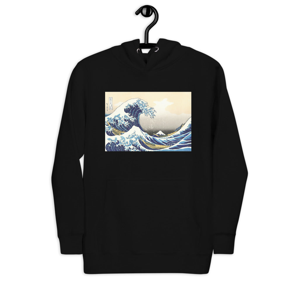 Premium Pullover Hoodie - Hokusai: The Great Wave Off Kanagawa
