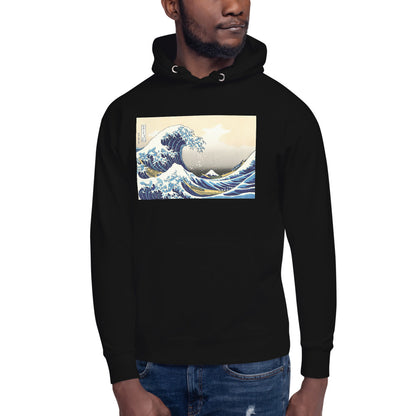 Premium Pullover Hoodie - Hokusai: The Great Wave Off Kanagawa