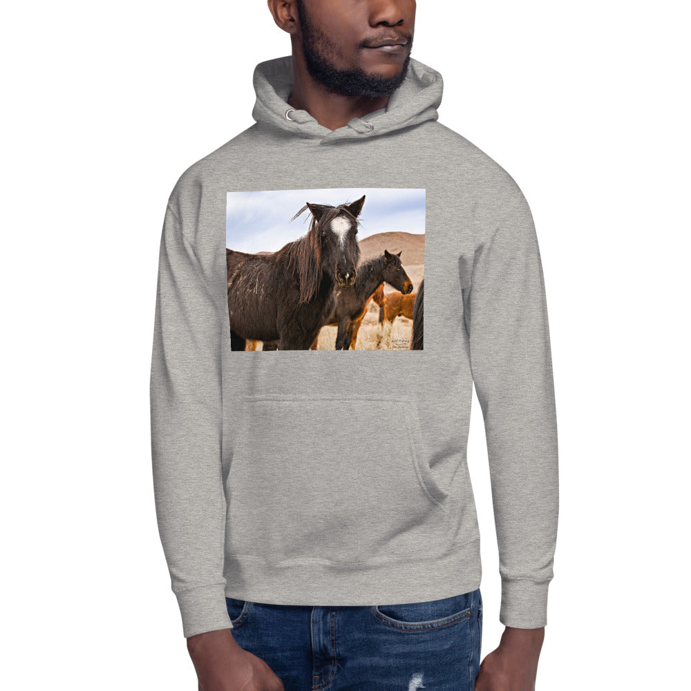 Premium Pullover Hoodie - Wild Mustangs - Ronz-Design-Unique-Apparel