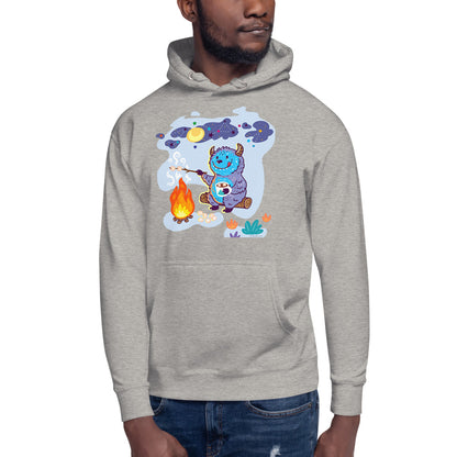 Premium Pullover Hoodie - Yeti Campfire