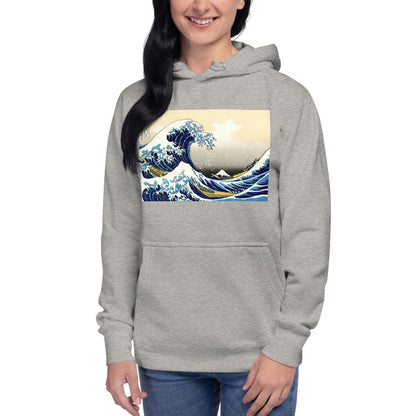 Premium Pullover Hoodie - Hokusai: The Great Wave Off Kanagawa