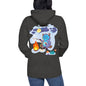 Premium Pullover Hoodie - Print on the BACK - Yeti Campfire