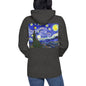 Premium Pullover Hoodie: Print on the BACK - van Gogh: The Starry Night