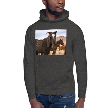 Premium Pullover Hoodie - Wild Mustangs - Ronz-Design-Unique-Apparel