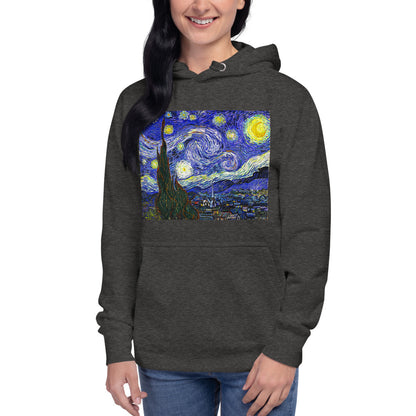 Premium Pullover Hoodie - van Gogh: Starry Night - Ronz-Design-Unique-Apparel