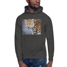 Load image into Gallery viewer, Premium Pullover Hoodie - Blue Eyed Leopard - Ronz-Design-Unique-Apparel
