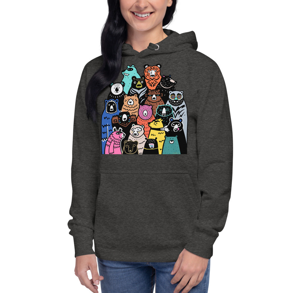 Premium Pullover Hoodie - A Band of Bears