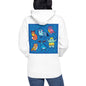 Premium Pullover Hoodie - Print on the BACK - Blue Moose & Friends