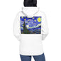 Premium Pullover Hoodie: Print on the BACK - van Gogh: The Starry Night