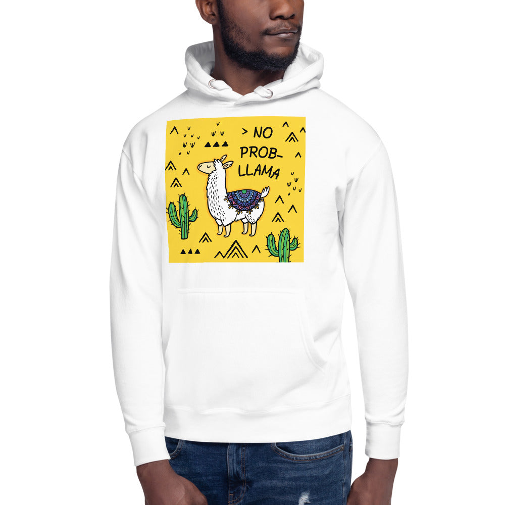 Premium Pullover Hoodie - NO PROB-LLAMA