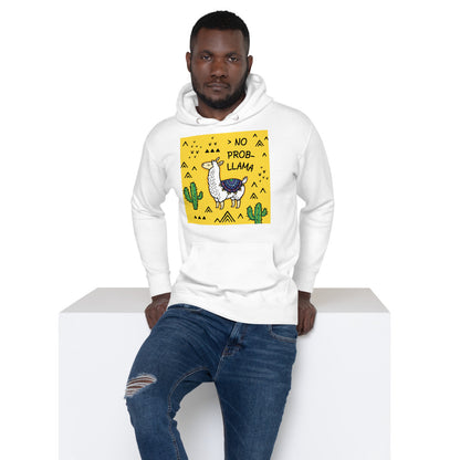 Premium Pullover Hoodie - NO PROB-LLAMA