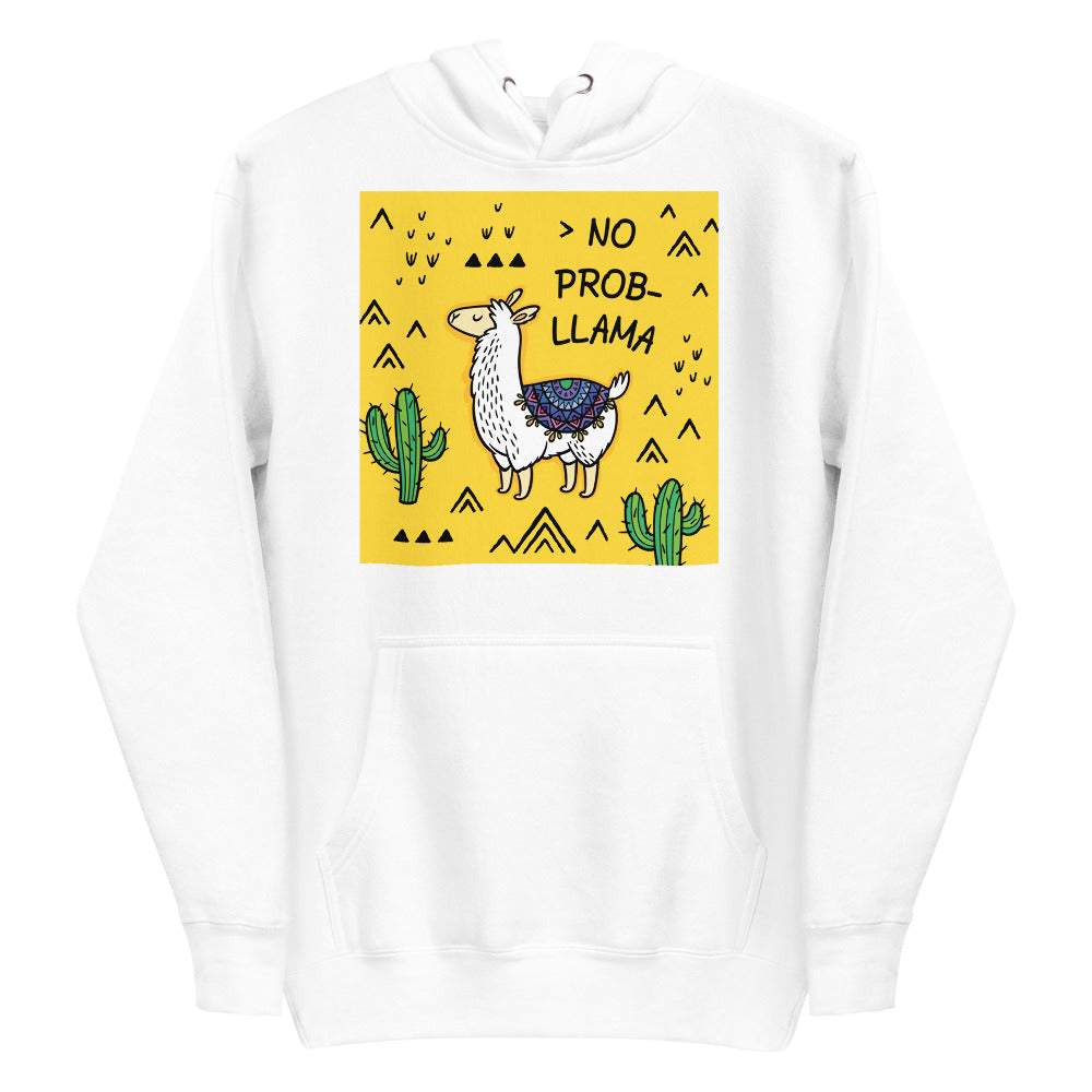 Premium Pullover Hoodie - NO PROB-LLAMA