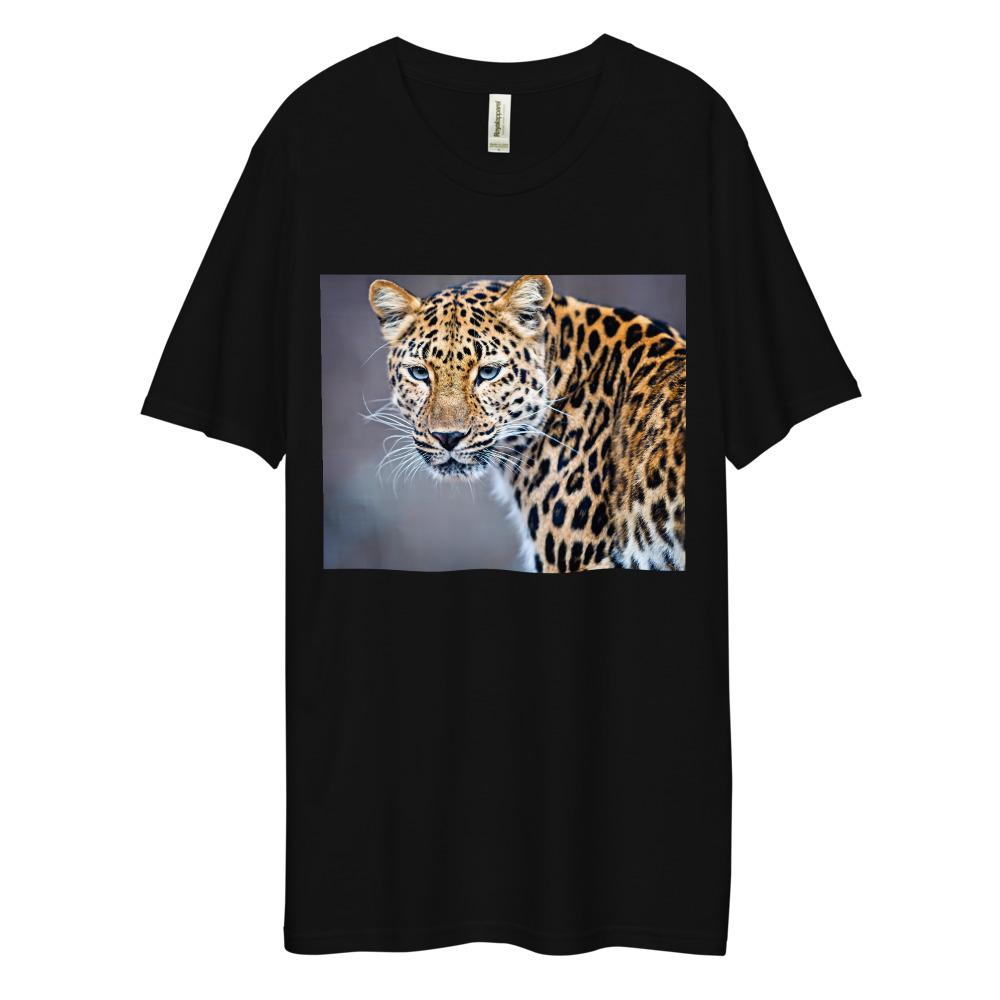 Men's Dee Lux Crew Neck - Blue Eyed Leopard