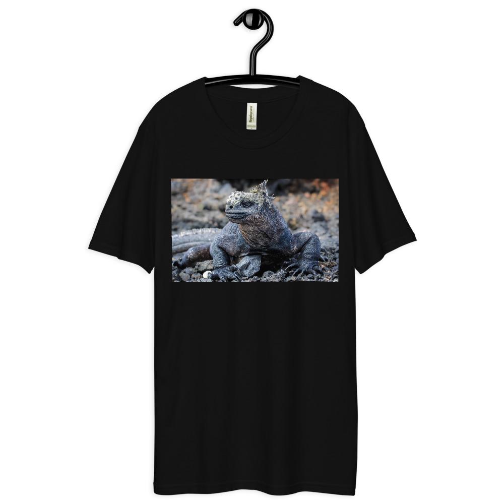 Men's Dee Lux Crew Neck - Galapagos Blue Marine Iguana