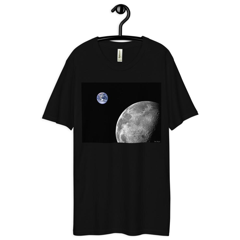 Dee Lux Crew Neck - NASA Photo: Earth & Moon from Space