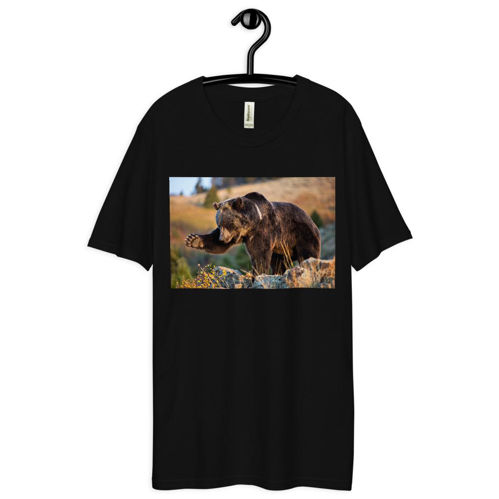 Men's Dee Lux Crew Neck - Grizzly Business Swatting Flies