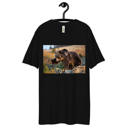 Men's Dee Lux Crew Neck - Grizzly Business Swatting Flies