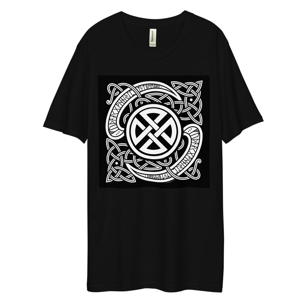 Men's Dee Lux Crew Neck - Celtic Knot & Runes