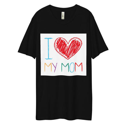 Men's Dee Lux Crew Neck - I Love My Mom!
