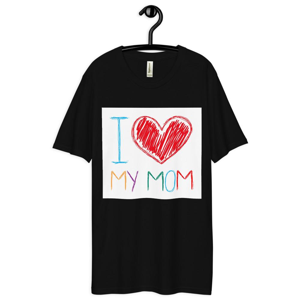 Men's Dee Lux Crew Neck - I Love My Mom!