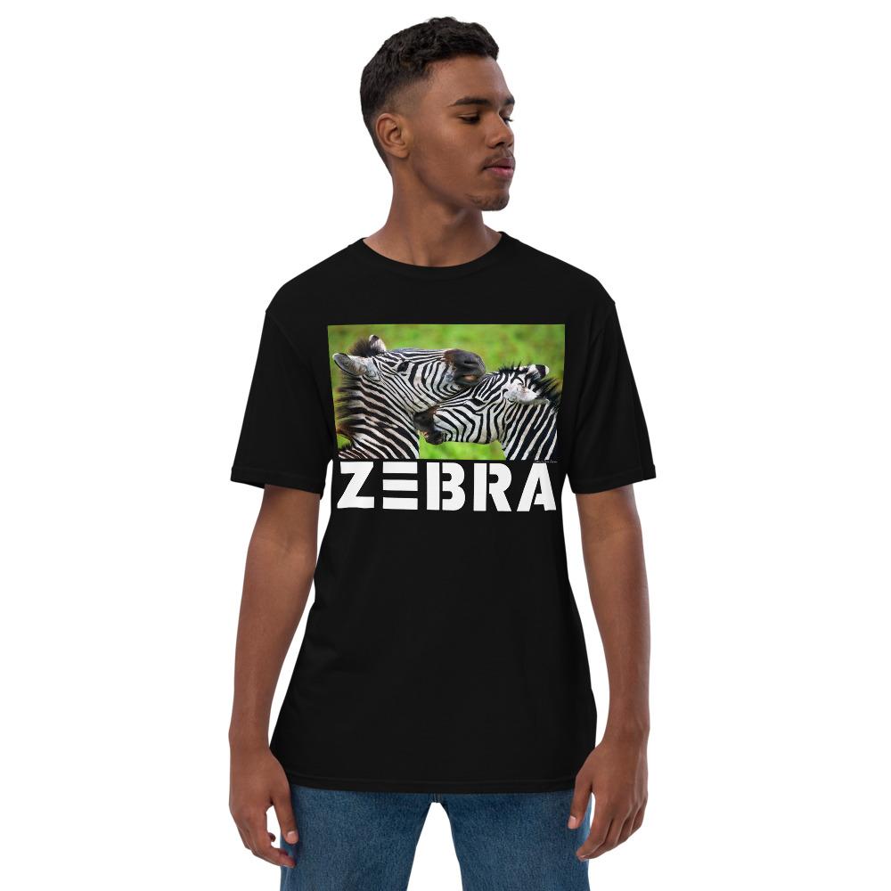 Men's Dee Lux Crew Neck - Zebra Friends