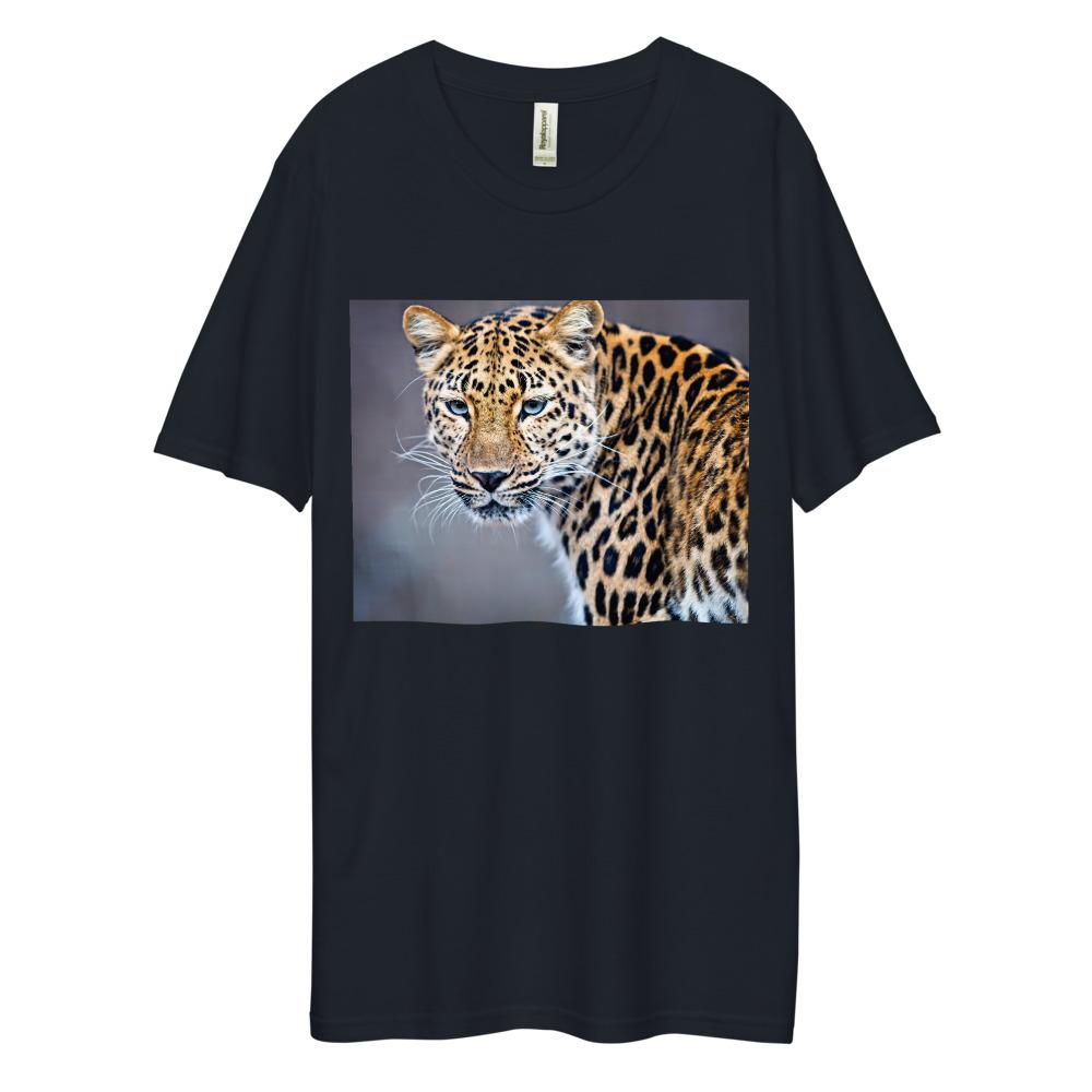 Men's Dee Lux Crew Neck - Blue Eyed Leopard