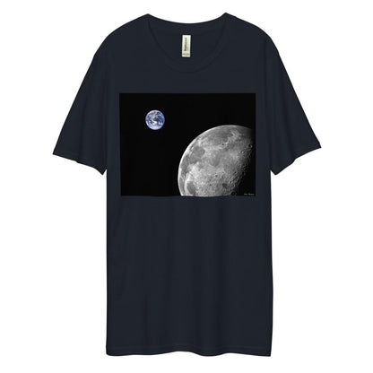 Dee Lux Crew Neck - NASA Photo: Earth & Moon from Space