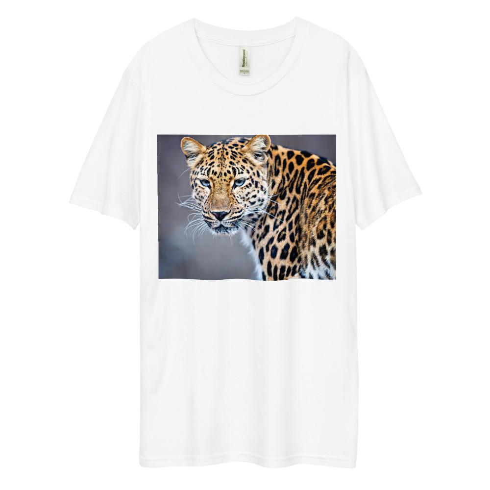 Men's Dee Lux Crew Neck - Blue Eyed Leopard