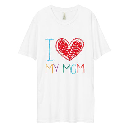 Men's Dee Lux Crew Neck - I Love My Mom!