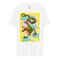 Dee Lux Tee - Green Chinese Sky Dragon on Yellow
