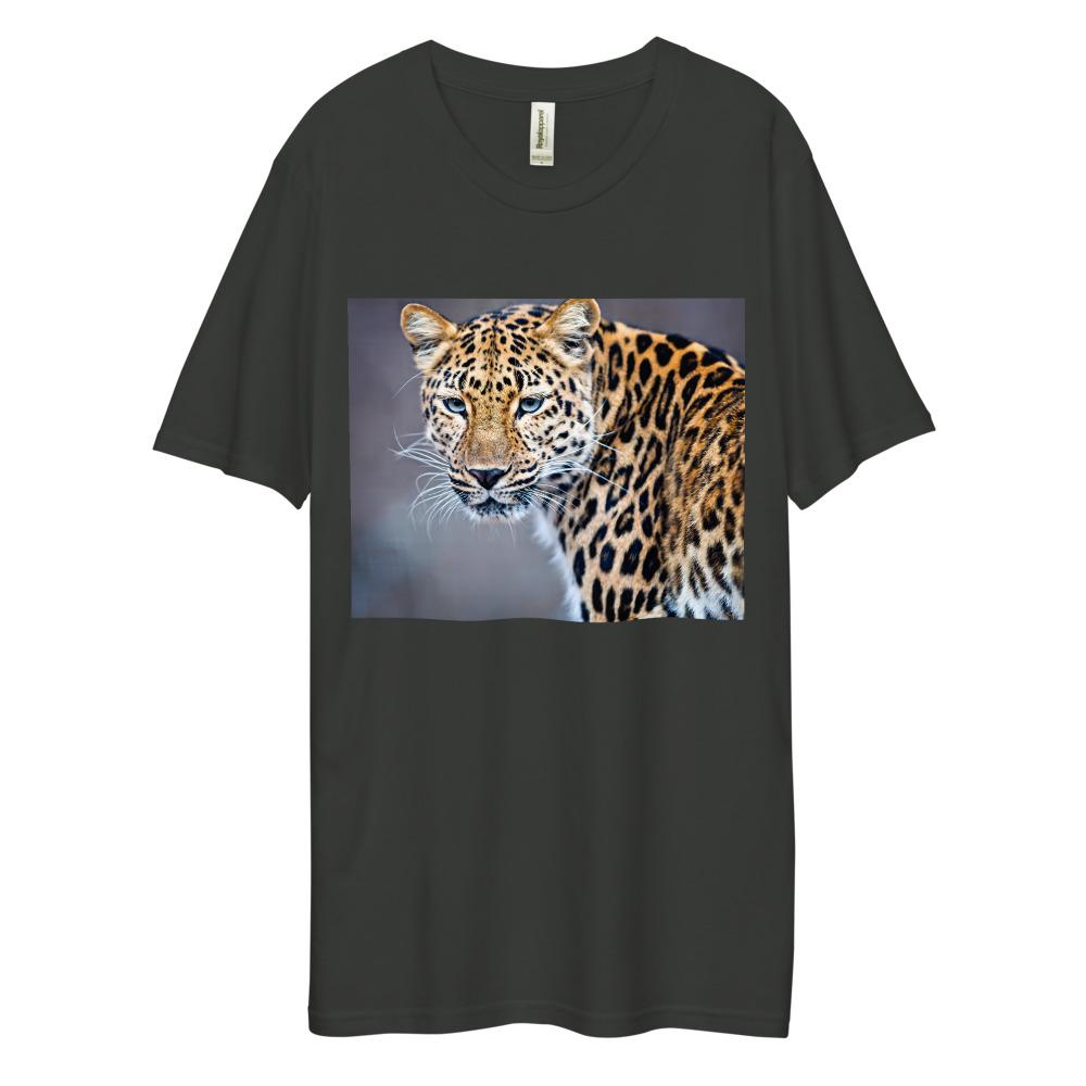 Men's Dee Lux Crew Neck - Blue Eyed Leopard