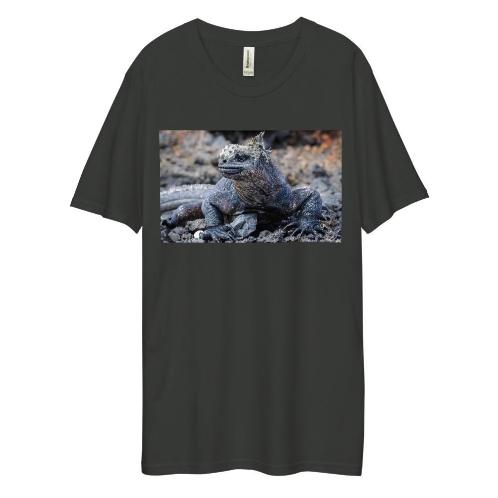 Men's Dee Lux Crew Neck - Galapagos Blue Marine Iguana