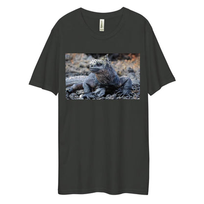 Men's Dee Lux Crew Neck - Galapagos Blue Marine Iguana