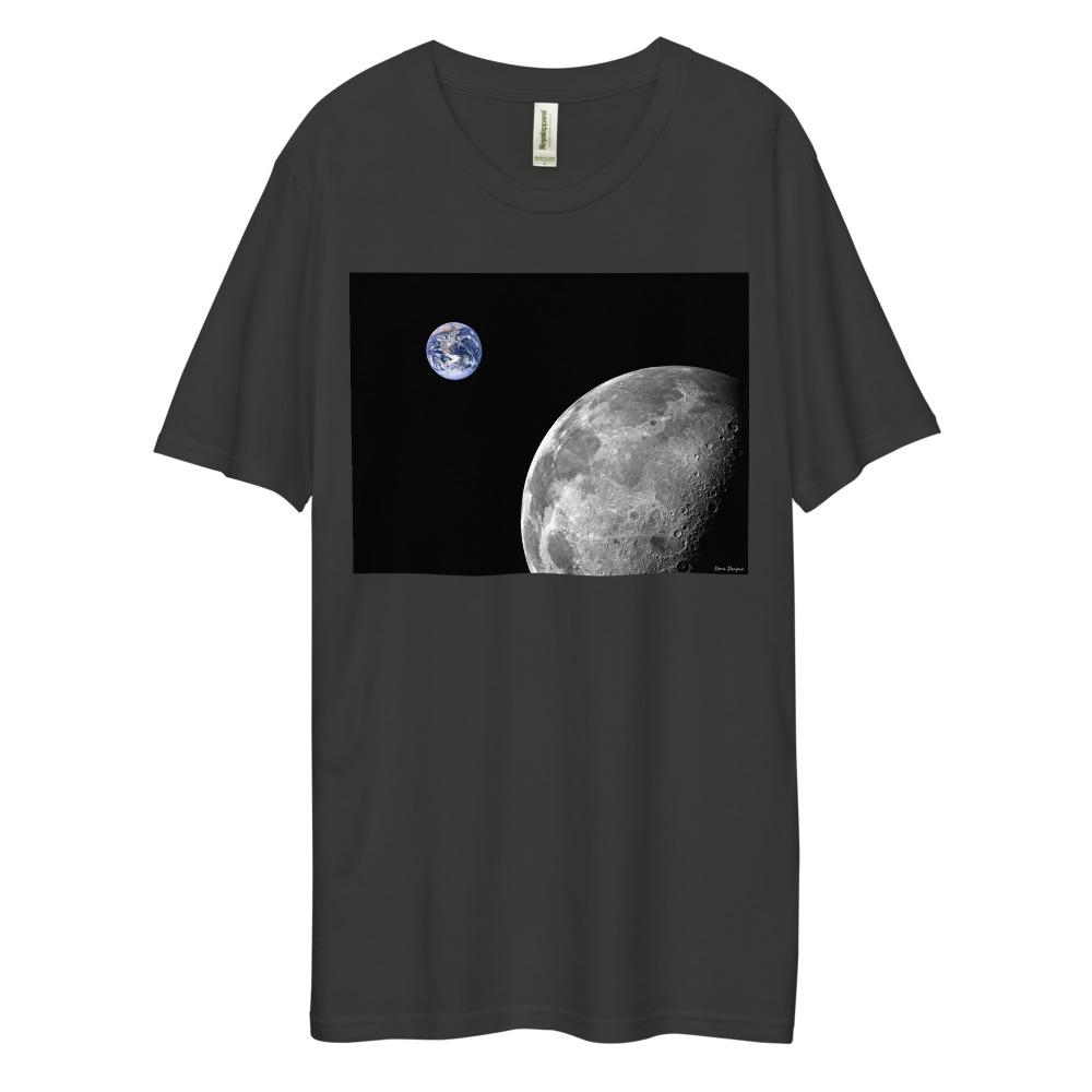 Dee Lux Crew Neck - NASA Photo: Earth & Moon from Space