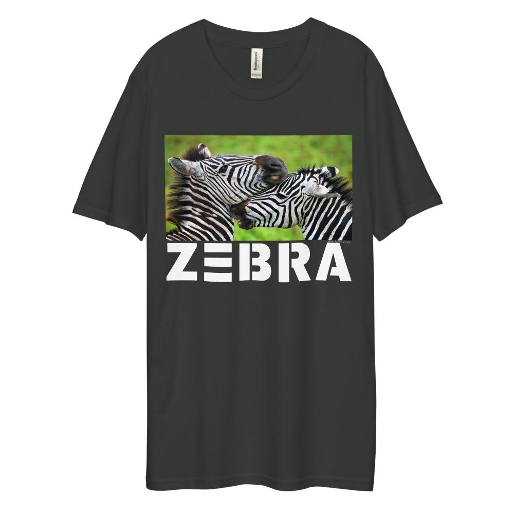 Men's Dee Lux Crew Neck - Zebra Friends