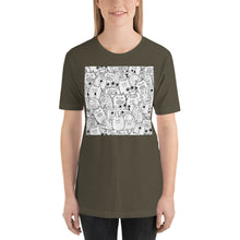 Load image into Gallery viewer, Classic Crew Neck Tee - Funny Monsters - Ronz-Design-Unique-Apparel
