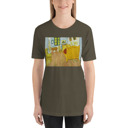 Classic Crew Neck Tee - van Gogh: Bedroom in Aries - Ronz-Design-Unique-Apparel