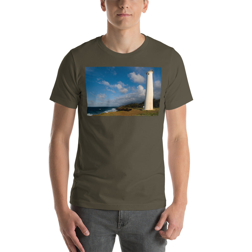Classic Crew Neck Tee - North Point Light House, The Big Island - Ronz-Design-Unique-Apparel