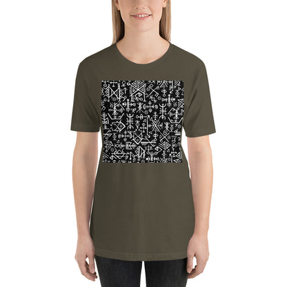 Everyday Elegant Tee - Runic Magic Hand Symbols