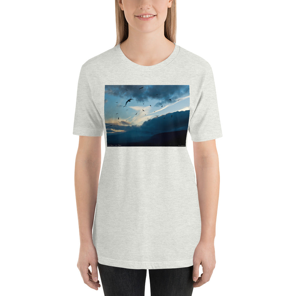 Classic Crew Neck Tee - Bird Storm - Ronz-Design-Unique-Apparel