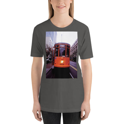 Classic Crew Neck Tee - Milan Trolly, San Francisco - Ronz-Design-Unique-Apparel