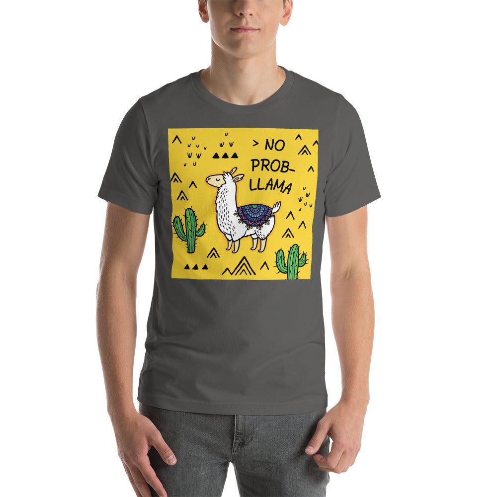 Classic Crew Neck Tee - NO PROB-LLAMA