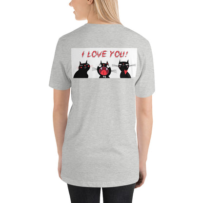 Classic Crew Neck Tee - I Love Love you! - Ronz-Design-Unique-Apparel