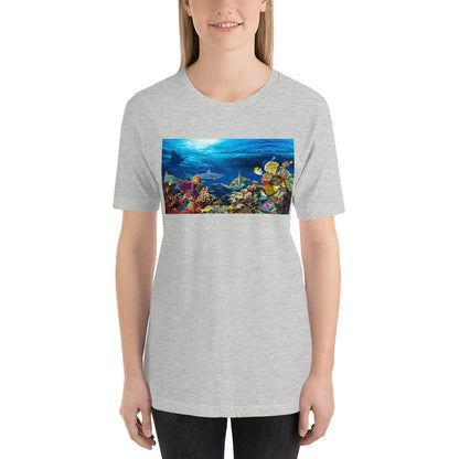 Classic Crew Neck Tee - Tropical Fish - Ronz-Design-Unique-Apparel