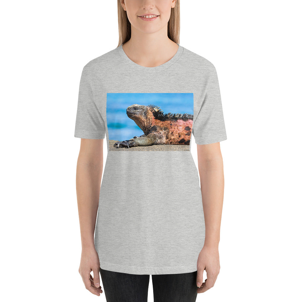 Classic Crew Neck Tee - Galápagos Marine Iguana - Ronz-Design-Unique-Apparel