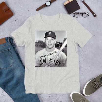 Premium Crew Neck Tee - Mickey Mantle #026