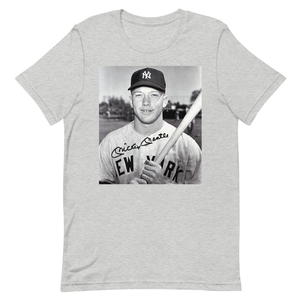 Premium Crew Neck Tee - Mickey Mantle #026