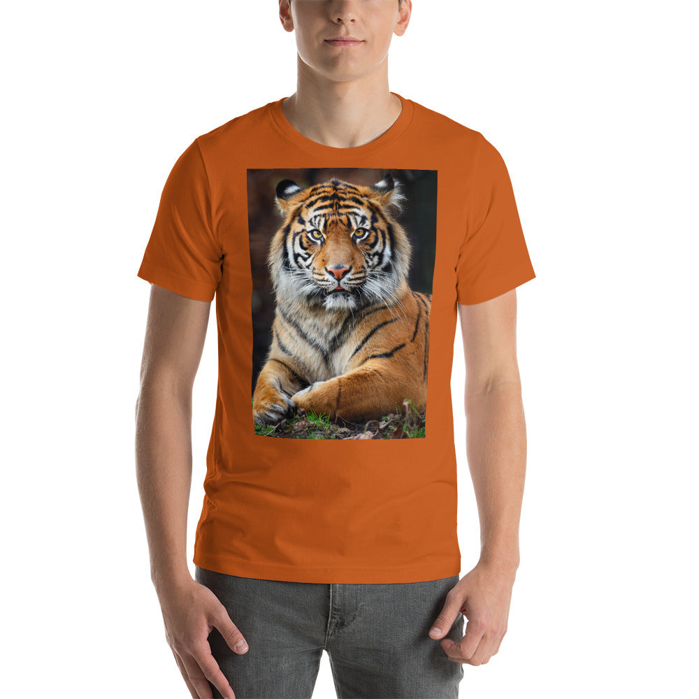 Classic Crew Neck Tee - Big Tiger - Ronz-Design-Unique-Apparel
