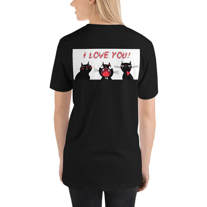 Classic Crew Neck Tee - I Love Love you! - Ronz-Design-Unique-Apparel